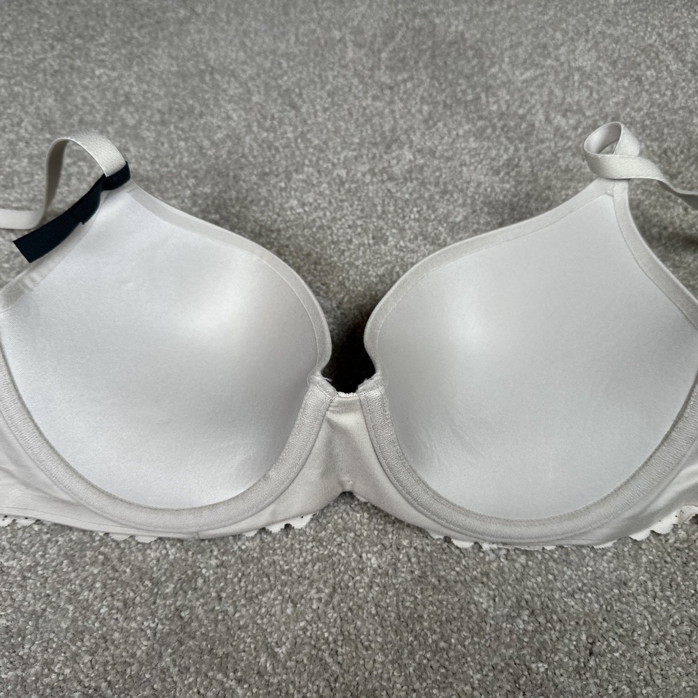 New Aerie by American Eagle size 34C Demi bra Off White Lace Push‎ Up Coverage - Picture 6 of 8